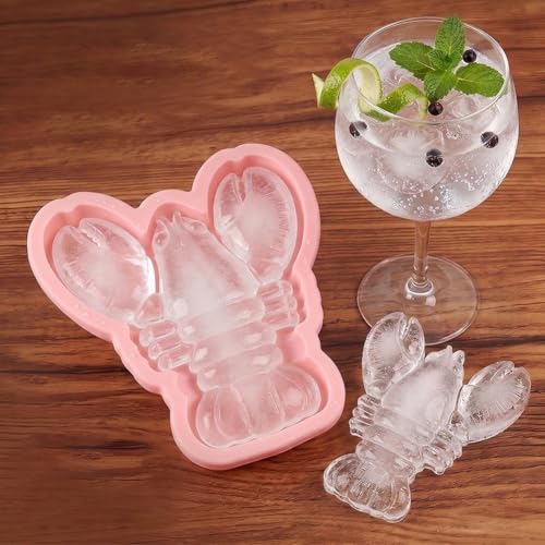 Molde de silicona para cubos de hielo con forma de cangrejo miniatura 6