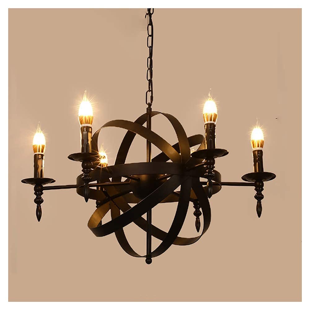 KXEcoLife Ceiling Lights Chandeliers Vintage Light，Ceiling Lighting， Hemp Rope Chandelier, Hand-Woven Creative, Anti-Rust and Durable, Firm Stable，for Dining Room, Kitchen,#2 Interesting