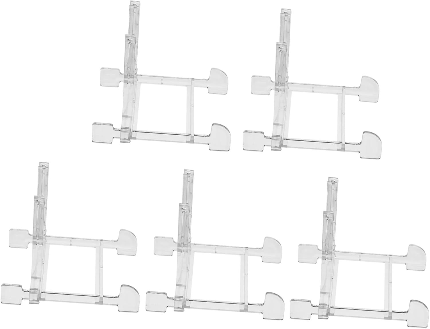 DOITOOL 5pcs Storage Rack Acrylic Display Risers Plastic