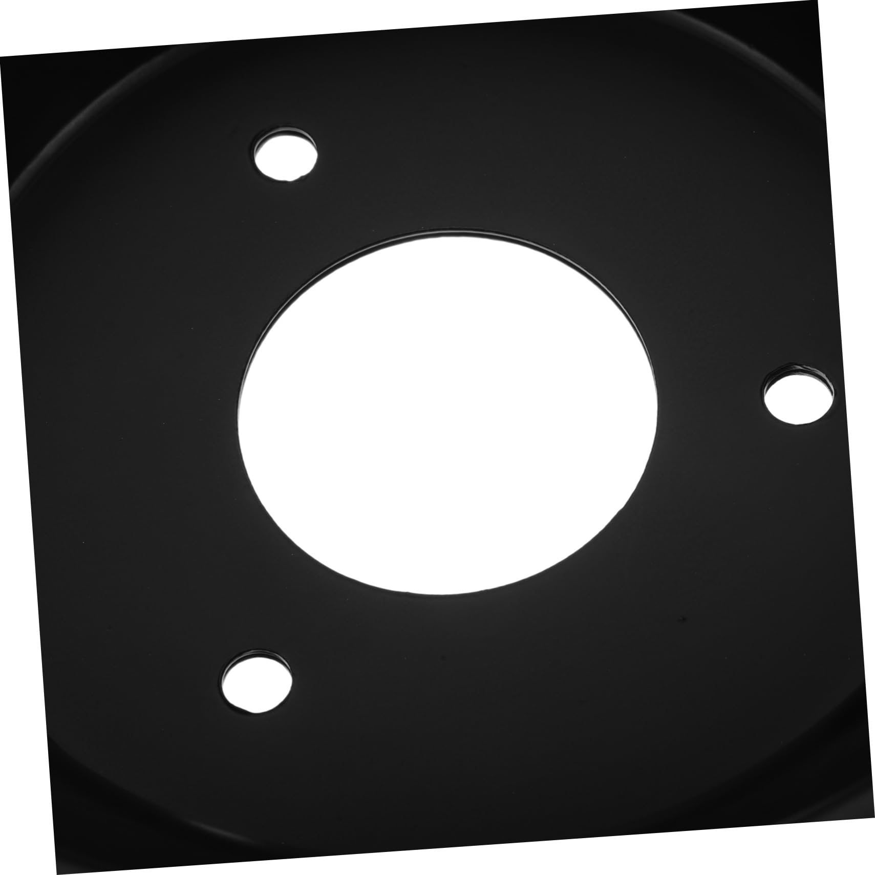 Ciieeo Cerchione Ruote Go Kart in Ferro Nero 16x8-7 Pollici Tre Fori, per Atv e Quad, Stile Elegante, Stabilità Ottimale e Facile Installazione