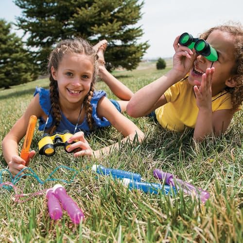12 Binoculares de Plástico para Niños, Colores Surtidos miniatura 2