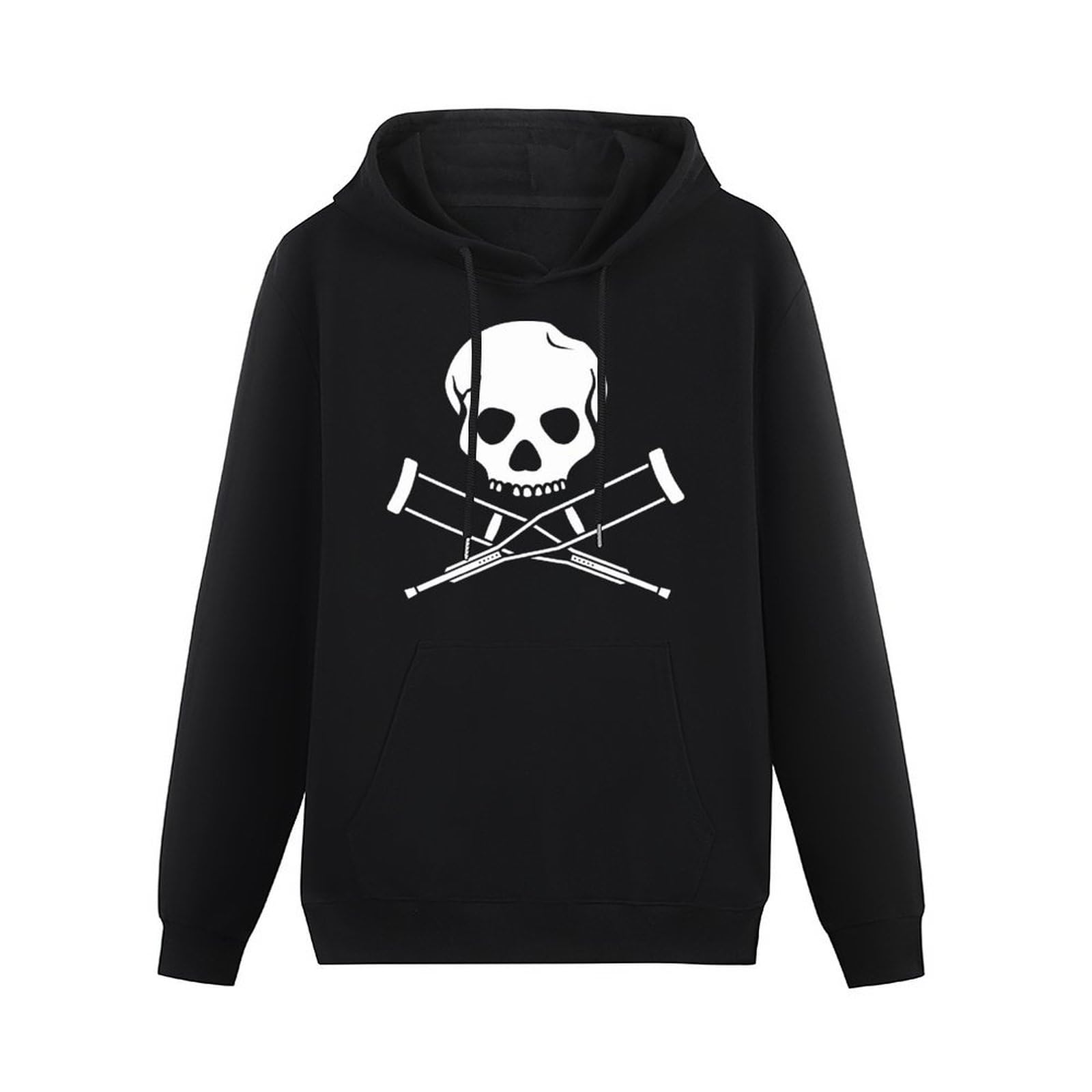 HUO BAO NIU ROU Jackass Funny Hoodies Long Sleeve Pullover Loose Hoody Mens Sweatershirt Black S