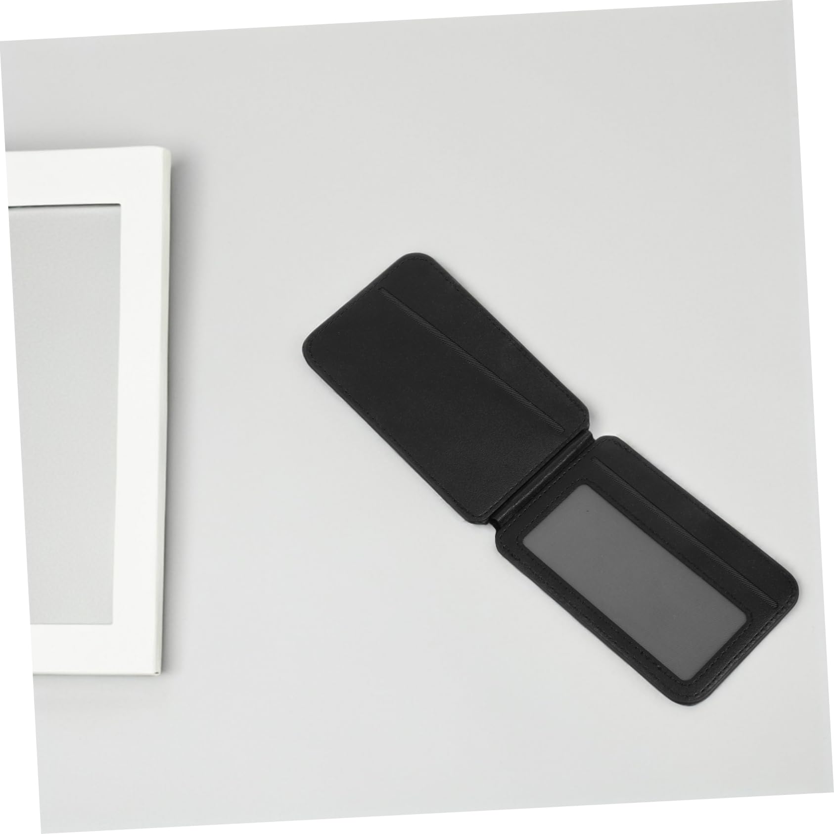 Portafoglio Magnetico per Telefono Supporto Pieghevole Porta Carte di Credito Tasca Porta Carte in Pu Organizzatore per Documenti