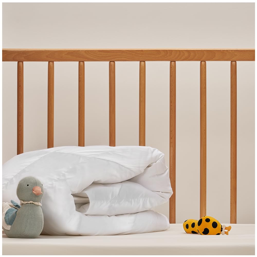 DECASATEXTIL - Edredón Relleno Nórdico Cuna para bebé - 100% Algodón - 400gr - Cuna 60x120cm - Antiácaros, Suave, Transpirable