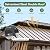 Aoxun 12' x 16' Hardtop Gazebo, Aluminum Outdoor Gazebos with Galvanized Steel Double Roof, Permanent Metal Pavilion Pergola with Curtain and Netting for Patio, Lawn,Deck,Backyard,Wedding (Brown)