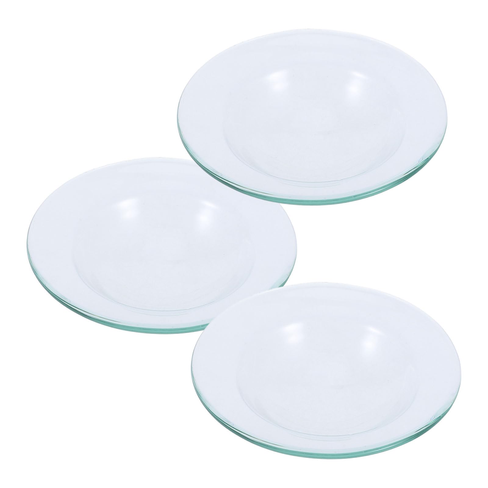 Platos de Vidrio de 10 Cm para Calentador de Aceite y Cera | Healeved Pack de 3