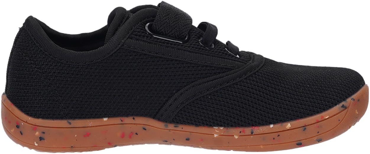 WHITIN Toddler Wide Toe Box Barefoot Shoes for Boys Girls Minimalist Sneakers Zero Drop Sole Size 9 School Minimus Sport Kid Walking Gym Tennis Athletic Running Black 26