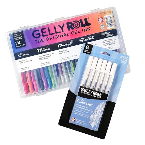 Sakura Gelly Roll Set de 80 Plumas Gel Multicolor