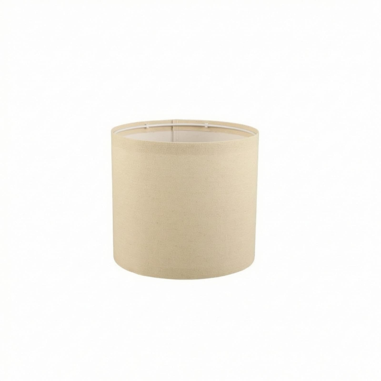 Cylindrical Linen Lampshade Easy to Clean Detachable Lamp Shade Creates Warm Ambiance Textile Drum Lampshade for Hotel, Living Room, Bedroom 200-200-180mm 10MM Hole-image-31