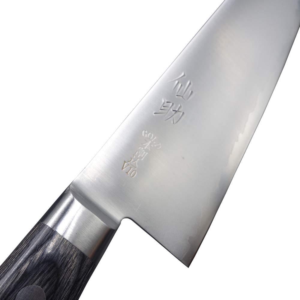 仙助 包丁 三徳包丁 三徳 VG10 黒合板柄 170mm 仙助 包丁 三徳包丁 三徳 VG10 黒合板柄 170mm Amazon｜仙助 包丁