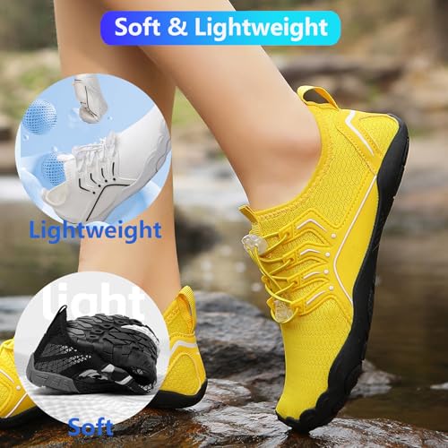 Image of Hike Barefoot Shoes Women Men Pro Water Footwear Wide Toe Box Non-Slip Unisex Athletic Outdoor Running Shoes