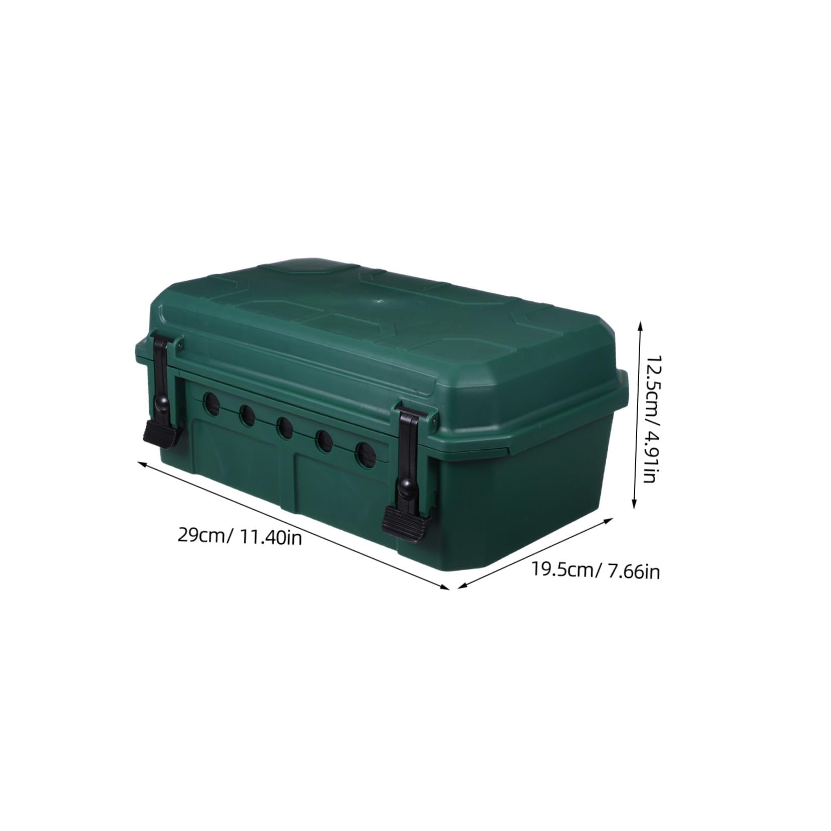 Caja de Conexiones Eléctricas Externa Ip55 Verde de Plástico | Gran Capacidad, Montaje y Retirada Rápidos, Protección contra Polvo, Uso en Actividades y Eventos al Aire Libre