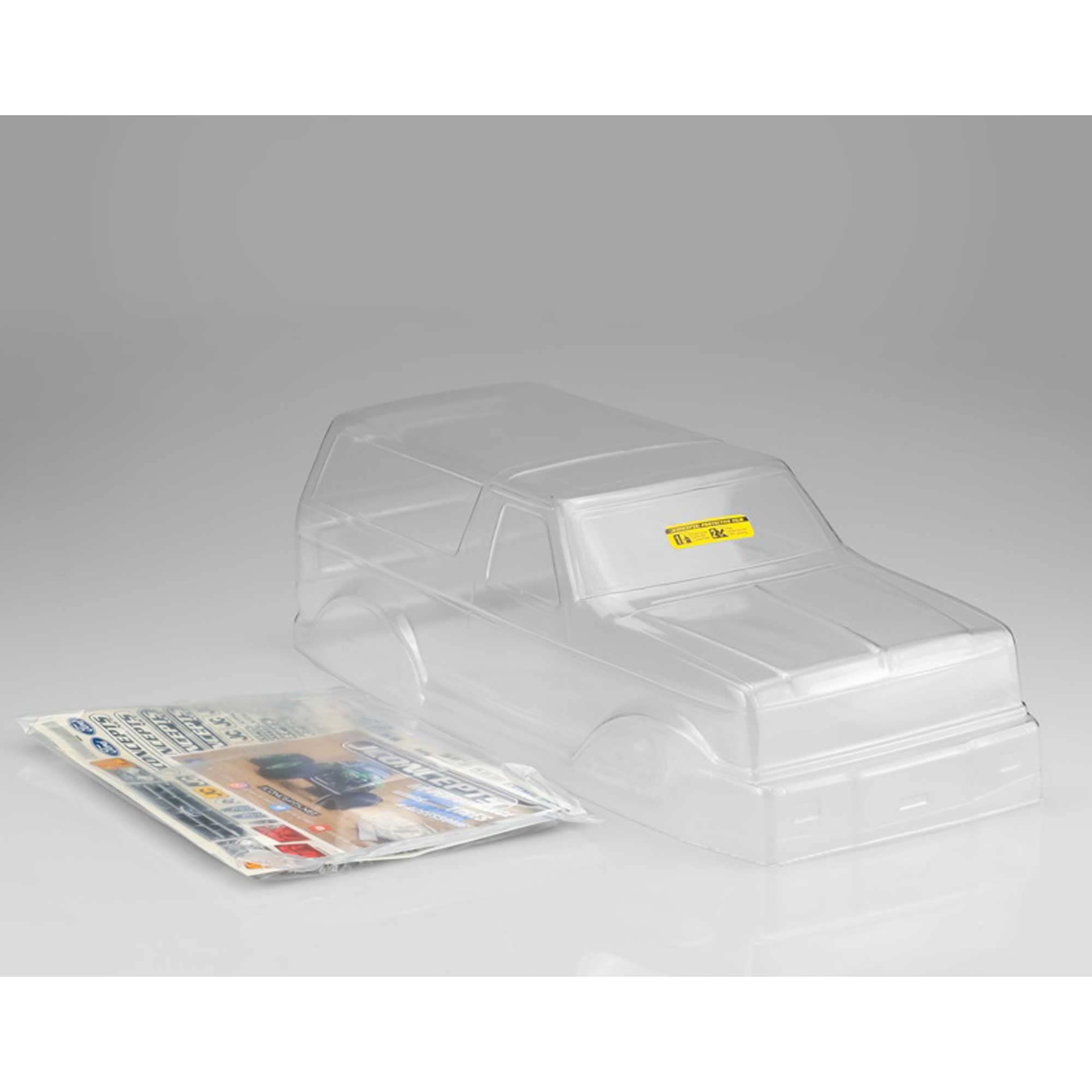 J Concepts Inc. 1989 Ford Bronco Monster Truck Body Clear JCO0466 Car/Truck Bodies Wings & Decals