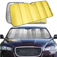 Parasole Auto Pieghevole LEIVESTE - Con Ventose E Elastici, Protezione UV Per Parabrezza - Foto 3