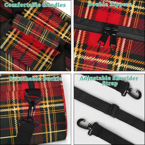 Blue-green Square Personalized Duffel Bag Weekend Overnight Travel Bag Sports Waterproof Gym Bag Lightweight Dance Bag4