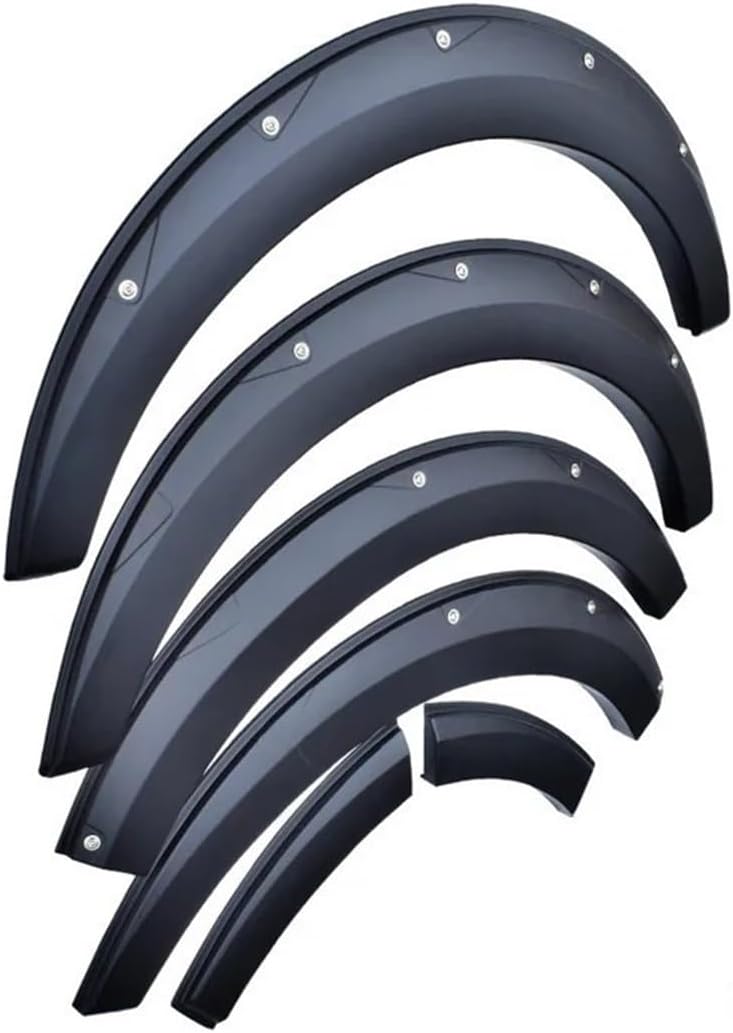 Car Mudguard Fender Flares Wheel Arch with Hardware Trim Compatible With Toyota Hiace 200 Series 2005-2018 Arch Wheel Eyebrow Protector