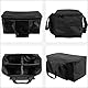 HOLDLAMP Schwarze wasserdichte PVC Tasche für 4 Stück 36-LED-Par mit doppelt geführter reißverschluss dj par Bag Tragetasche Rutschfester Unterseite