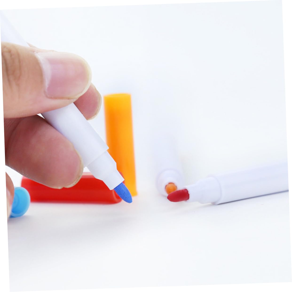 DOITOOL 3 Ensembles Crayon De Couleur Stylos À Dessin Feutre Tableau Noir Effacable Crayon Aquarellable Liquid Chalk Craie Solide Effaçable Craie Sans Poussière Colorful Pièces * 3
