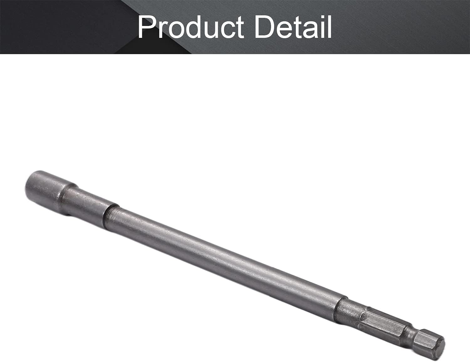 Utoolmart 1/4" Quick-Change Hex Shank 7mm Nut Setter Driver Drill Bit, 150mm Length, Metric With-magnetic 1Pcs