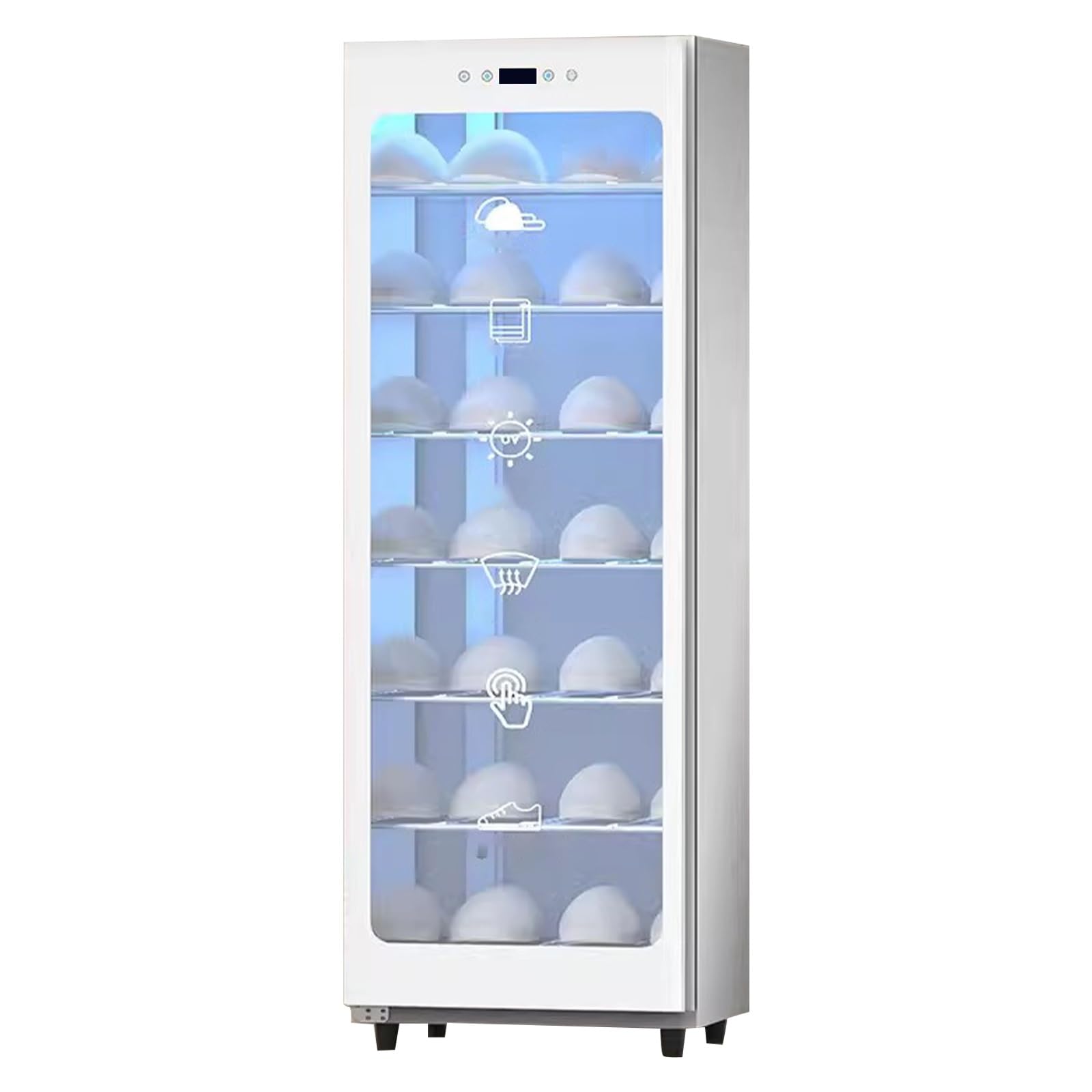 Armadio sterilizzatore per scarpe con luce UV con scaldasalviette e ripiani regolabili Extra Large Shoe Storage nizer