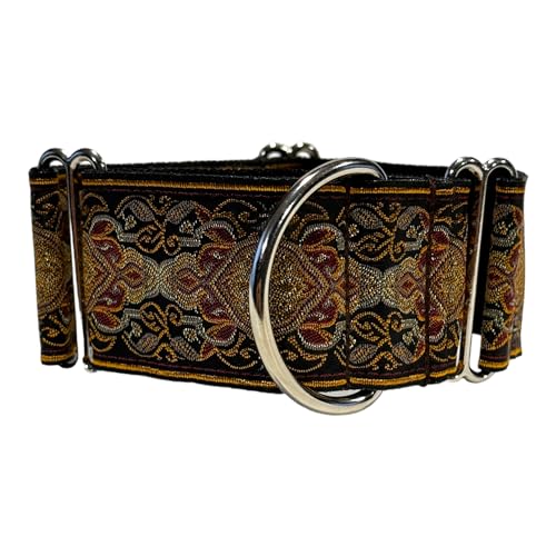 Sgang Martingale Dog Collar For Greyhound Saluki Whippet And Other Breeds With Similar Neck 2 Inch Wide  thumb #1