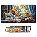 Gaming Mauspad 800 x 400 mm Große Mousepad Nähmaschinen Wasserdichtes Rutschfester Gummiunterseite Mauspad, Gaming Mousepad für Herren, Kabellose Maus Laptops, Zuhause, Büro, Reisen, Geschenk g-260