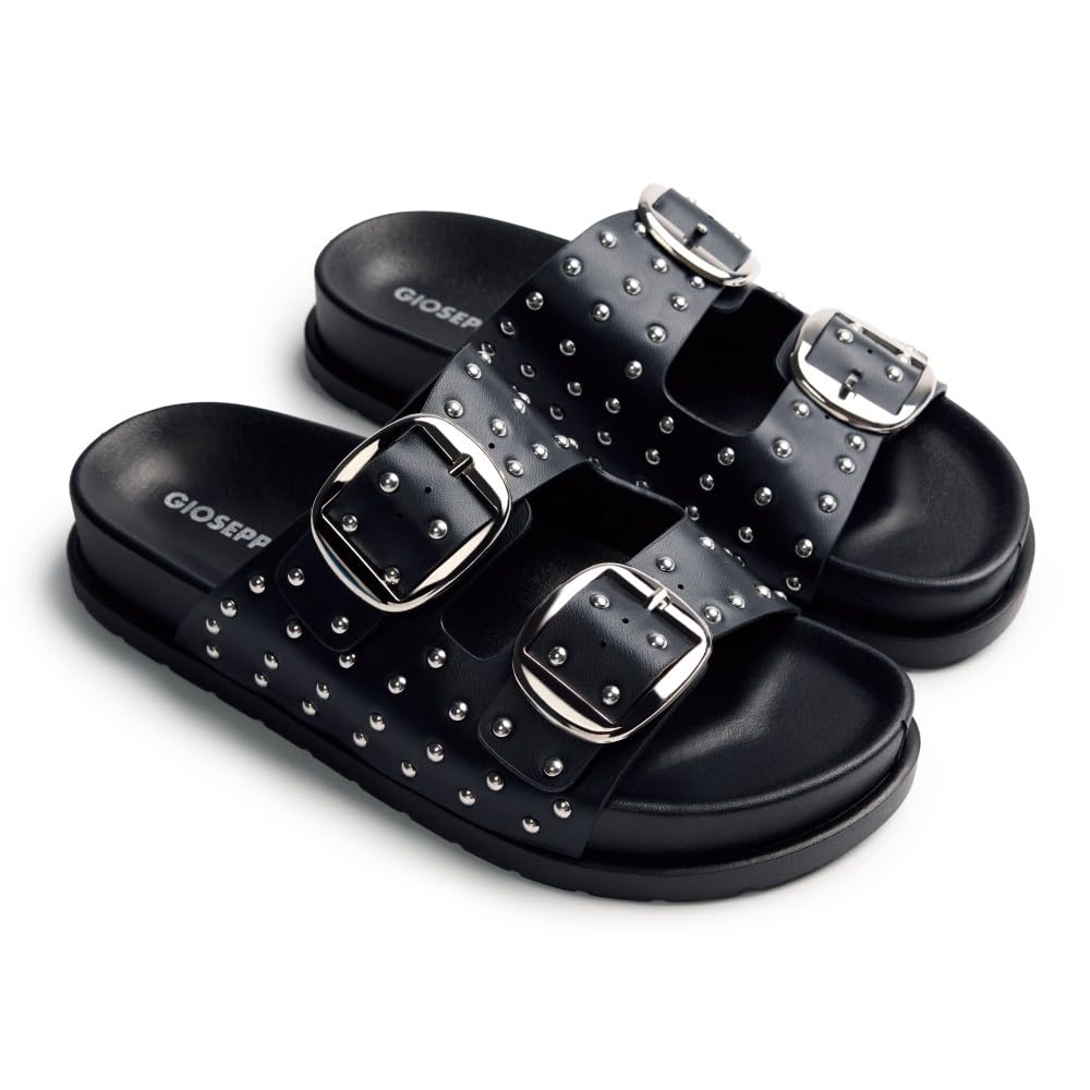 GIOSEPPO Shoreham, Women's T-Strap, Black, 39 EU