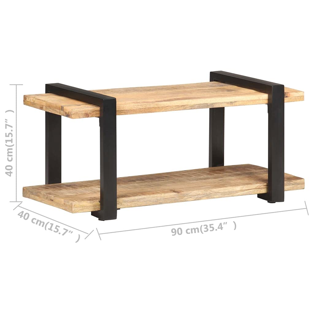 Mobile per TV, 90 x 40 x 40 cm, in legno di mango ruvido