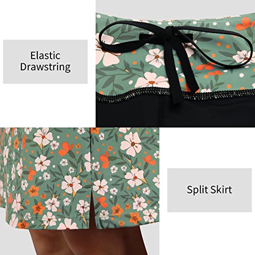 Image of ANIVIVO Skirted Legging for Women, Yoga Legging with Skirts &Women Tennis Leggings Clothes Pockets