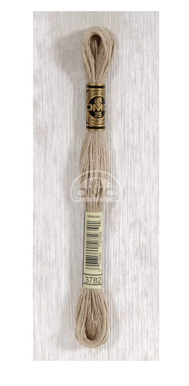 Dmc #3782 Green 117Mc-3782 Embroidery Floss Cotton 3782 Green 8 Metres