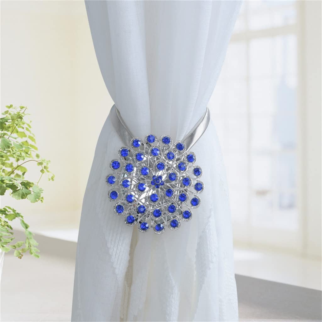 TJLSS Rideau Sangle Cravate décoration Rideau Boucle Libre poinçon Crochet Mur Crochet Aimant Sangle Crochet