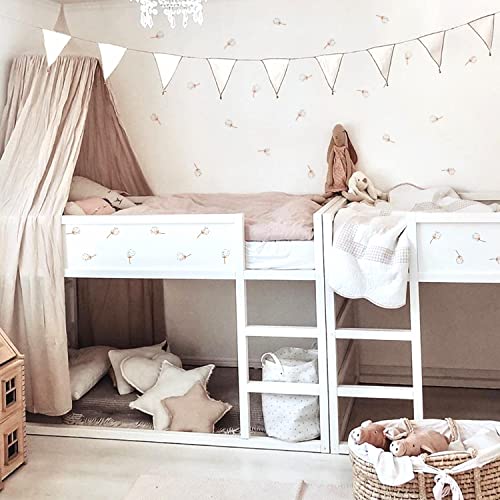36Pcs Dandelion Boho Art Wall Decals, Peel and Stick Wall Stickers for Living Nursery Room Bedroom Wall Decor - Image 3