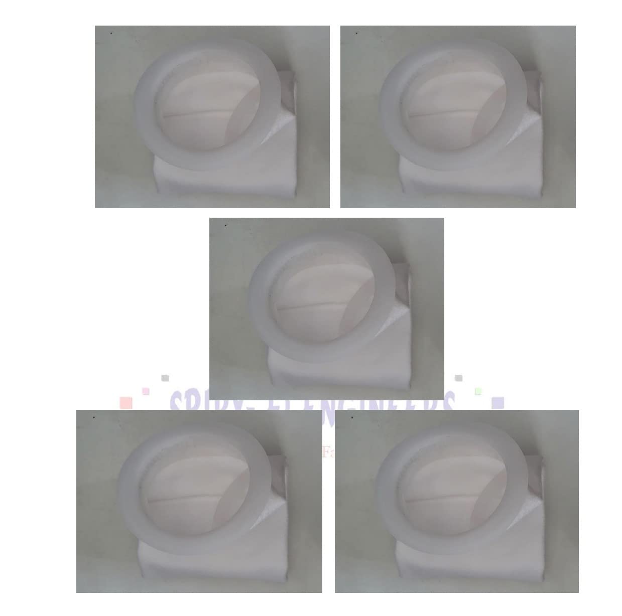 Sponsored Ad - 5-Piece 5 Micron Water Filter Bag ? 4" Dia x 20" Length Felt Sock Mesh Net for Aquarium, Fish Tank & Sump Filtration (White)