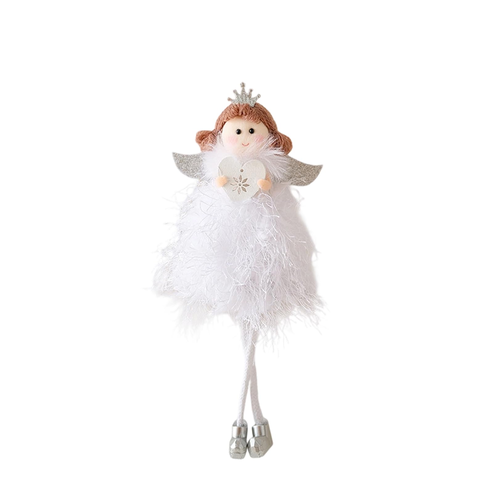 Artistic Snowflake Princess Cloth Christmas Ornament Holiday Decoration for Tree Window Classroom Decoration Christmas Ornament