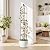 Yotoworth Garden Obelisk Trellis for Climbing Plants Outdoor, 6.3 ft Tall Rose Trellis Climbing Plants Support for Potted Light Vine Flower Vegetable Cucumber Trellis Raised Garden Bed, Black, 1PC