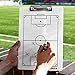 FORZA Dry Erase Coaches Clipboard [13 Sport Options] - Wipe Clean Tactics Whiteboard (Soccer)