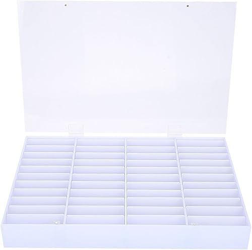 Miniatura 9 de Caja de almacenamiento de puntas de arte de uñas postizas, vitrina vacía transparente para uñas, organizador de puntas de uñas, contenedor de