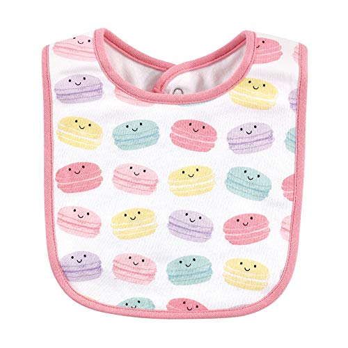 Image of Hudson Baby Unisex Baby Cotton Bibs, Sweetest Cupcake, One Size