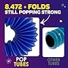 Nutty Toys Mini Pop Tubes - 8-Pack Sensory Toys - Creative STEM Learning for Kids & Toddlers - Connect & Pop! Top ADHD Autism Fidget 2026, Best Boy & Girl Valentines Day and Easter Basket Gifts Idea #2