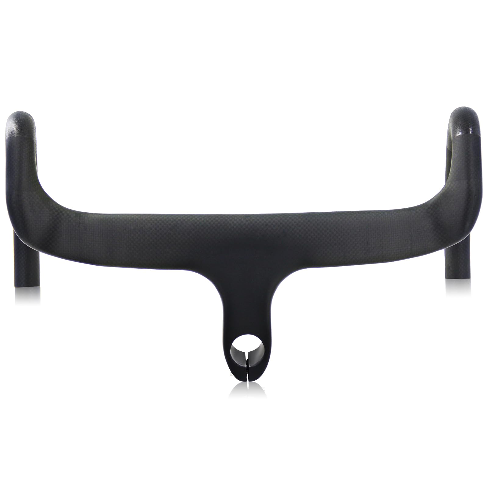 Guidon Vélo De Route Carbone Alfa Pasca 440mm - Intégré, Routage Interne, Diamètre 28.6mm