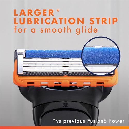 Gillette Fusion5 Power Razor for Men, 1 Gillette Power Razor Handle + 1 Blade Refill - image 8