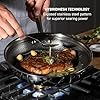 T-fal HybridMesh Tri-Ply Stainless Steel Fry Pan 10.25 Inch, Induction Oven Safe 500F, Metal Utensil Safe, Ideal For Searing, Cookware, Dishwasher Safe Pots and Pans, Needs Pre-Heating, Silver/Black #1