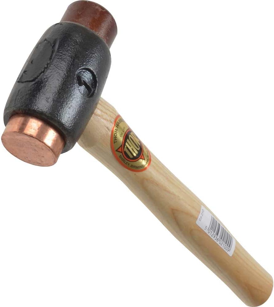 Thor Copper Rawhide Hammers Sizes A 1 2 3 4 - 208 210 212 214 216 25mm