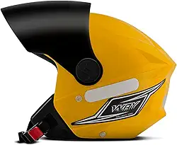 CAPACETE ABERTO MIXS WAY AMARELO TAM. 60 VIS. FUMÊ