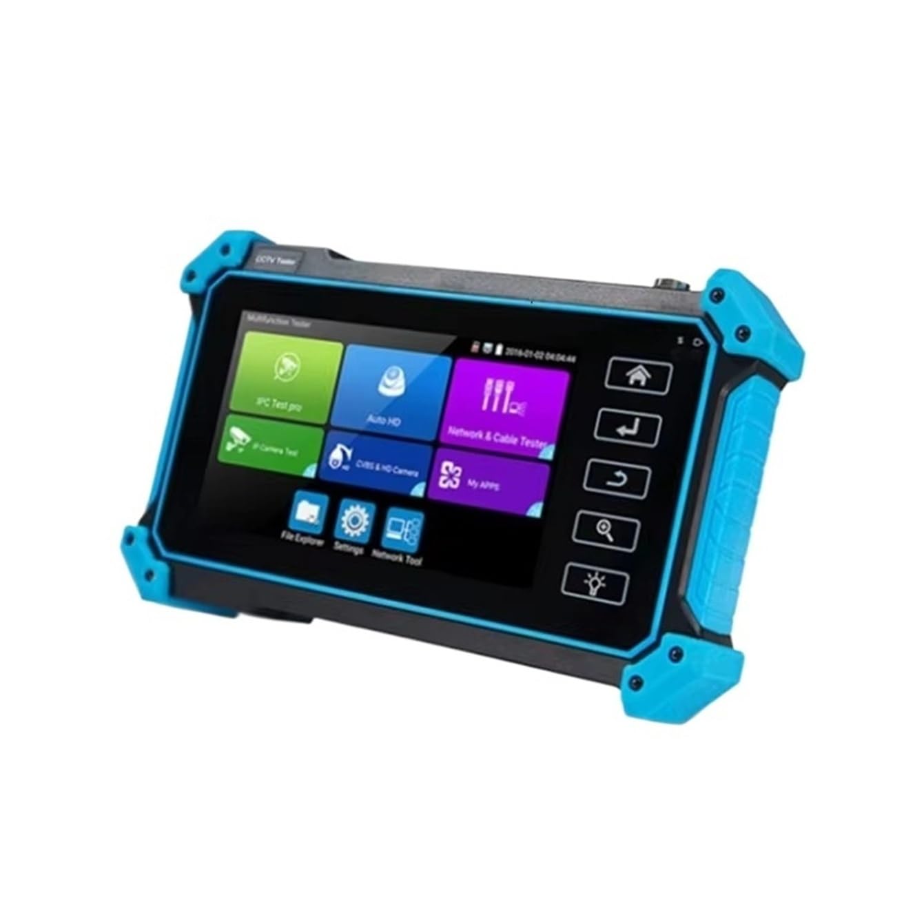 Tester IPC CCTV 8K IPC5200 8MP AHD CVI TVI Misuratore fotocamera HDMI PTZ PoE UTP Strumento di test cavo di rete Facile da leggere(IPC-5100 Plus)