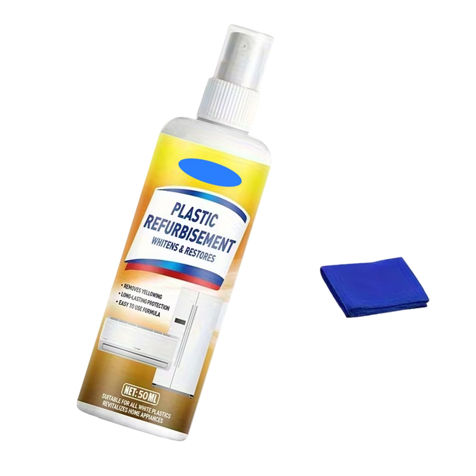 Kalttoy 50Ml Powerful Deyellowing Formulas Whitener Liquid For Household Items Works On Multiple Surfaces And Objects Bleaching Cleaner