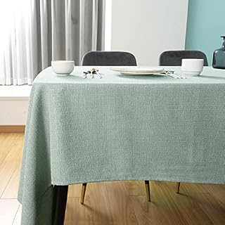 SEASHORE TREE Large Table Cloth Gray Rectangle Cover Large tablecloth Cloths Waterproof Faux Linen 145x300cm