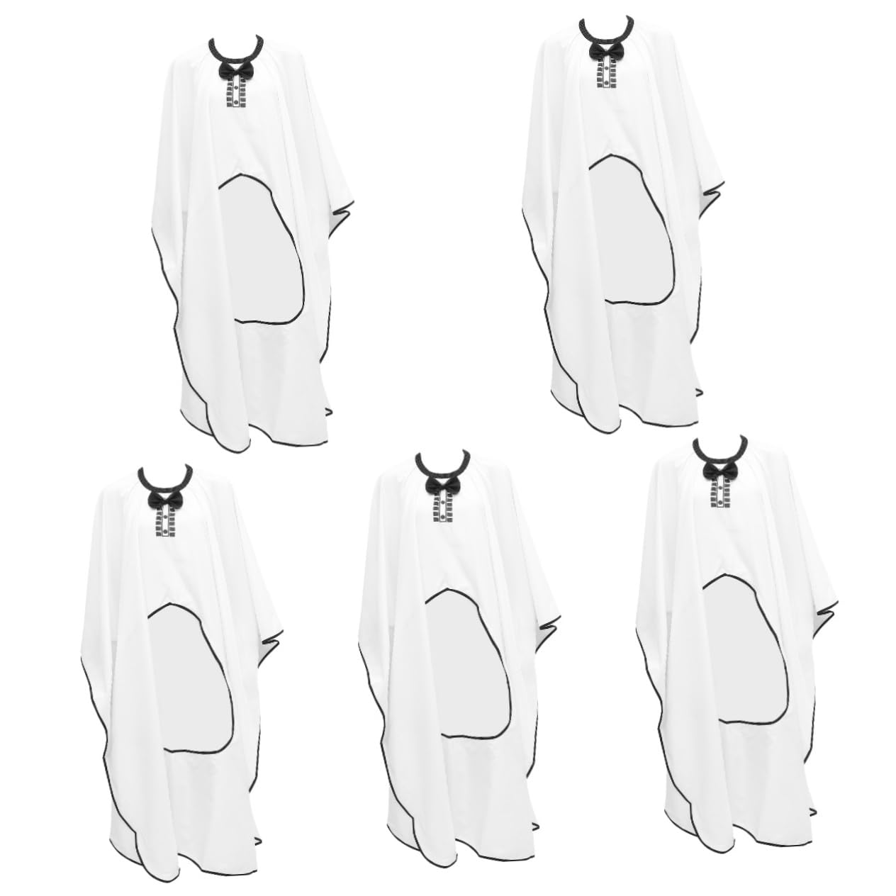 NOLITOY 5 Piezas paño de suministros de para hombres profesionales capa de corte de pelo de tela accesorios de capa de peluqueria capa de corte de pelo unisex