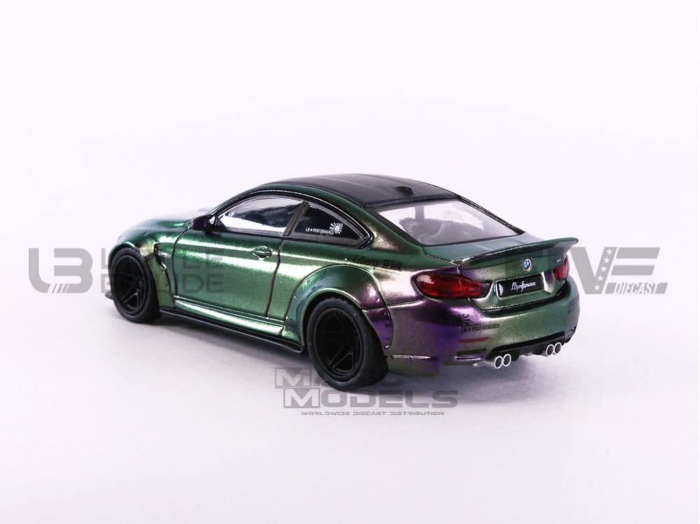Amazon.co.jp: MINI GT 1/64 LBWORKS BMW M4 Purple Green Metallic