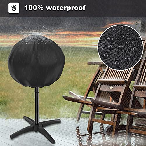 nomiou Grill Cover for George Foreman GGR50B and Weber Jumbo Joe Charcoal Grill 18" Indoor and Outdoor Electric Grill,19.5" Dia x 17.7" H